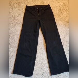 Black Wide-Leg Jeans (8)